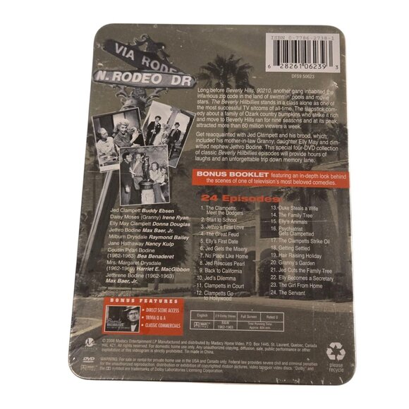 The Beverly Hillbillies Collectors Edition 4 DVD Set In Tin Case NOS Sealed 2008 - Picture 6 of 10